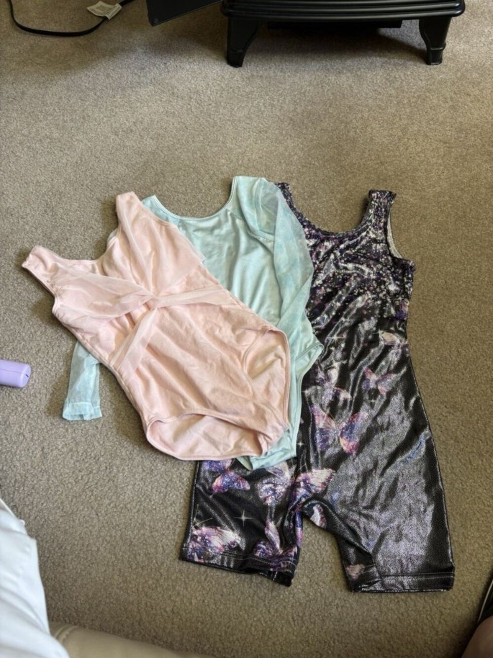 Dance GYMNASTICS Leotards Unitards Lots Of 3 Childs Size Large